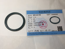 Load image into Gallery viewer, 52mm Certified Type A 100% Natural dark green/blue/gray Guatemala slim round cut Jadeite bangle PD19-4449
