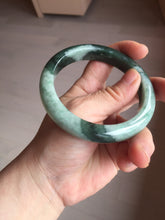 Load image into Gallery viewer, 卖了 61mm Certified Type A 100% Natural forest dark green Jadeite jade bangle BF131-2711
