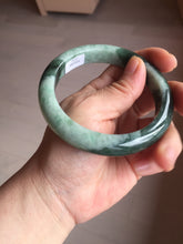 Load image into Gallery viewer, 卖了 61mm Certified Type A 100% Natural forest dark green Jadeite jade bangle BF131-2711
