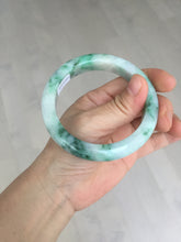 Load image into Gallery viewer, 57.7mm certified Type A 100% Natural sunny green white purple Jadeite Jade bangle BQ44-4138
