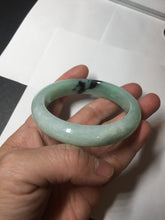 Load image into Gallery viewer, 54mm Certified Type A 100% Natural apple green dark green Jadeite Jade bangle BM23-0236
