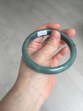 Load image into Gallery viewer, 62.3mm Certified Type A 100% Natural dark green/blue/gray/black Guatemala Jadeite jade bangle H151-5777
