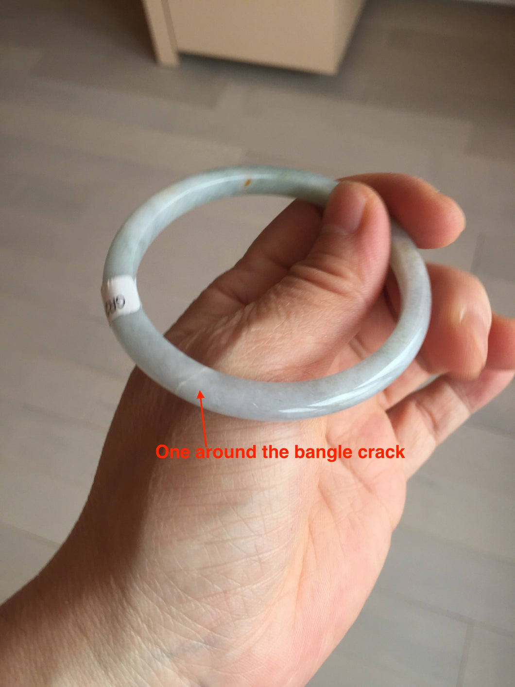 44-51 mm Type A 100% Natural light green/yellow/gray oval Jadeite Jade bangle group  for kids/small adult hand GL27 Add-on item.