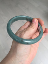 Load image into Gallery viewer, 62.3mm Certified Type A 100% Natural dark green/blue/gray/black Guatemala Jadeite jade bangle H151-5777
