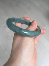 Load image into Gallery viewer, 62.3mm Certified Type A 100% Natural dark green/blue/gray/black Guatemala Jadeite jade bangle H151-5777
