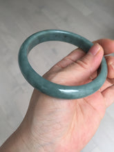 Load image into Gallery viewer, 62.3mm Certified Type A 100% Natural dark green/blue/gray/black Guatemala Jadeite jade bangle H151-5777
