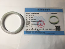 Load image into Gallery viewer, 56.5mm Certified Type A 100% Natural light purple green yellow jadeite Jade bangle BS23-4063
