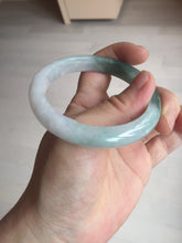 Load image into Gallery viewer, 54.5mm certified 100% natural icy watery oily dark green jadeite jade bangle B112-9120
