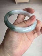 Load image into Gallery viewer, 54.5mm certified 100% natural icy watery oily dark green jadeite jade bangle B112-9120
