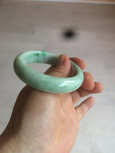 Load image into Gallery viewer, 51.5mm certificated Type A 100% Natural sunny green Jadeite Jade bangle AY33-0435
