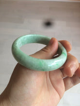 Load image into Gallery viewer, 51.5mm certificated Type A 100% Natural sunny green Jadeite Jade bangle AY33-0435
