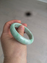 Load image into Gallery viewer, 51.5mm certificated Type A 100% Natural sunny green Jadeite Jade bangle AY33-0435
