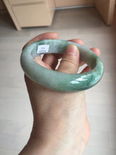 Load image into Gallery viewer, 60.3mm certified type A 100% Natural green/red chubby Jadeite Jade bangle B117-9131
