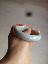 Load image into Gallery viewer, 58.5mm 100% natural type A certified light green/purple jadeite jade bangle W91-0734
