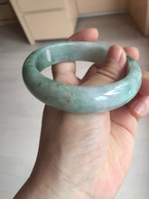 Load image into Gallery viewer, 60.3mm certified type A 100% Natural green/red chubby Jadeite Jade bangle B117-9131
