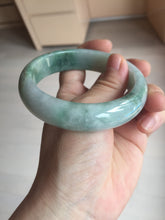 Load image into Gallery viewer, 60.3mm certified type A 100% Natural green/red chubby Jadeite Jade bangle B117-9131
