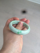 Load image into Gallery viewer, 51.5mm certificated Type A 100% Natural sunny green Jadeite Jade bangle AY33-0435
