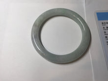 Load image into Gallery viewer, 55.5mm certificated Type A 100% Natural light green/purple round cut Jadeite Jade bangle BK77-3787
