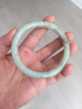 Load image into Gallery viewer, 58.4mm Certified Type A 100% Natural light green/brown round cut Jadeite Jade bangle AR107-4510
