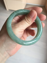 Load image into Gallery viewer, 54.9mm certified natural 100% natural Type A green jadeite jade bangle AF92-1161
