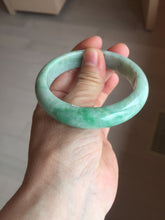 Load image into Gallery viewer, 56.2mm certified Type A 100% Natural sunny green/white/red Jadeite Jade bangle BS35-4433
