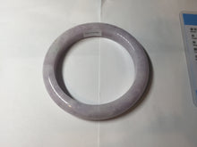 Load image into Gallery viewer, 62.5mm Certified Type A 100% Natural white/purple jadeite Jade bangle BK78-0366
