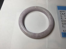 Load image into Gallery viewer, 62.5mm Certified Type A 100% Natural white/purple jadeite Jade bangle BK78-0366
