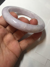 Load image into Gallery viewer, 62.5mm Certified Type A 100% Natural white/purple jadeite Jade bangle BK78-0366
