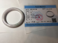 Load image into Gallery viewer, 57.5mm Certified Type A 100% Natural sunny green white purple jadeite Jade bangle BK79-0368
