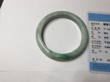 Load image into Gallery viewer, 56mm Certified Type A 100% Natural sunny green yellow Jadeite Jade bangle BS26-4432
