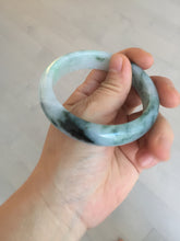 Load image into Gallery viewer, 57mm Certified Type A 100% Natural sunny green/dark green Jadeite Jade bangle AM94-2724
