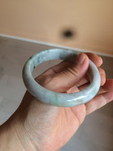 Load image into Gallery viewer, 58.5mm 100% natural type A certified light green/purple jadeite jade bangle Y140-0720
