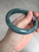 Load image into Gallery viewer, 62mm Certified Type A 100% Natural dark green/blue/gray/black Guatemala Jadeite jade bangle AY90-5766
