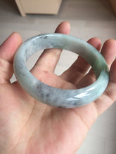 Load image into Gallery viewer, 60.2mm certified type A 100% Natural green/black/red chubby Jadeite Jade bangle B119-9123
