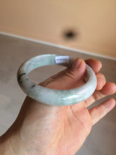 Load image into Gallery viewer, 58.5mm 100% natural type A certified light green/purple jadeite jade bangle Y140-0720
