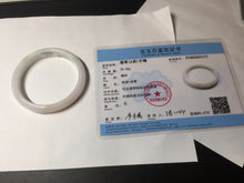 Load image into Gallery viewer, 52.8mm Certificated 100% natural type A sunny green/white/red jadeite jade bangle AF91-3177
