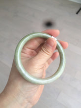 Load image into Gallery viewer, 58.5mm 100% natural certified green/yellow/gray round cut jadeite jade bangle BK14-3294
