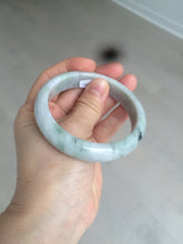 Load image into Gallery viewer, 58.5mm 100% natural type A certified light green/purple jadeite jade bangle Y140-0720
