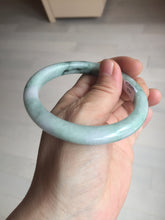 Load image into Gallery viewer, 58mm 100% natural type A certified dark green/purple jadeite jade bangle B120-3024
