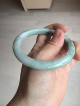 Load image into Gallery viewer, 58mm 100% natural type A certified dark green/purple jadeite jade bangle B120-3024
