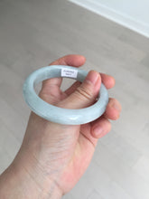 Load image into Gallery viewer, 56.5mm certified 100% natural type A white/light green jadeite jade bangle E85-9417
