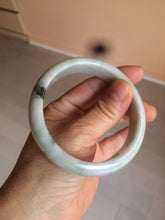 Load image into Gallery viewer, 58.1mm 100% natural type A certified light green/purple jadeite jade bangle Y139-0723
