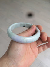 Load image into Gallery viewer, 58.1mm 100% natural type A certified light green/purple jadeite jade bangle Y139-0723
