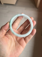 Load image into Gallery viewer, 55mm certified 100% natural Type A light green round cut jadeite jade bangle BP164-2775
