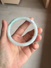 Load image into Gallery viewer, 55mm certified 100% natural Type A light green round cut jadeite jade bangle BP164-2775
