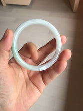 Load image into Gallery viewer, 55mm certified 100% natural Type A light green round cut jadeite jade bangle BP164-2775
