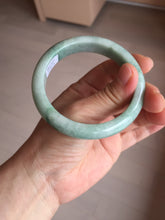 Load image into Gallery viewer, 57.3mm Certified Type A 100% Natural sunny green yellow Jadeite Jade bangle BS30-4414
