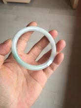 Load image into Gallery viewer, 55mm certified 100% natural Type A light green round cut jadeite jade bangle BP164-2775
