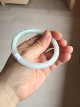 Load image into Gallery viewer, 55mm certified 100% natural Type A light green round cut jadeite jade bangle BP164-2775
