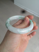 Load image into Gallery viewer, 53.5mm Certified Type A 100% Natural sunny green Jadeite Jade bangle AZ130-4125
